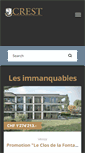 Mobile Screenshot of crestimmobilier.com